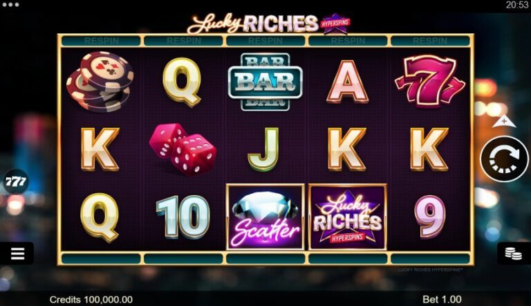 Lucky Riches Hyperspins Microgaming slotxo247 ทดลองเล่นสล็อต