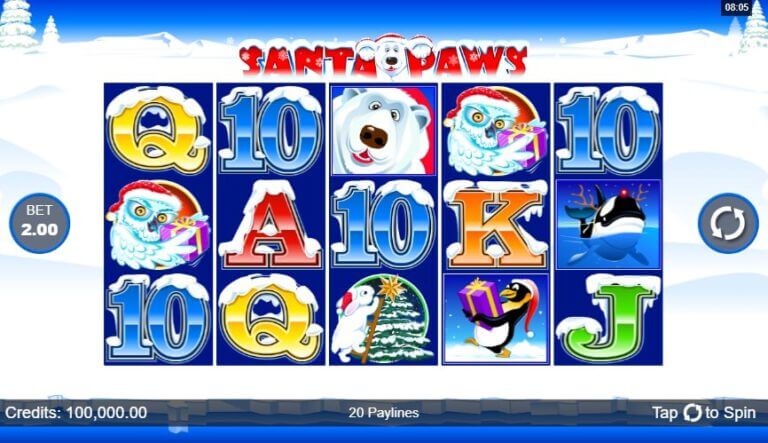 Santa Paws Microgaming slotxo247 ทดลองเล่นสล็อต