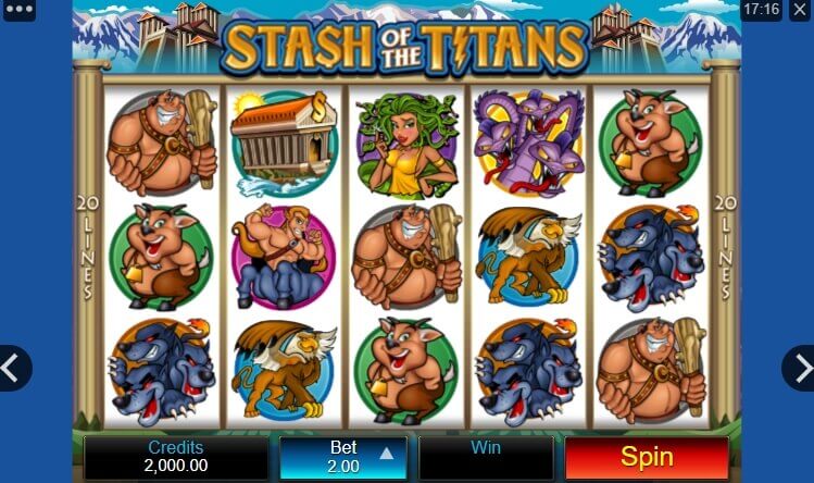 Stash of the Titans Microgaming slotxo247 ทดลองเล่นสล็อต