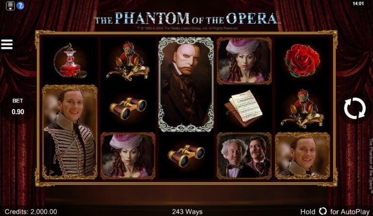 The Phantom of the Opera Microgaming slotxo247 ทดลองเล่นสล็อต