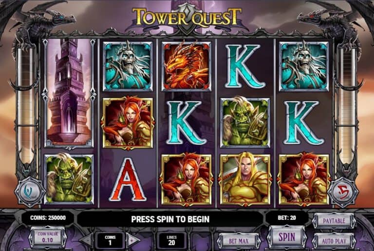 Tower Quest Microgaming slotxo247 ทดลองเล่นสล็อต