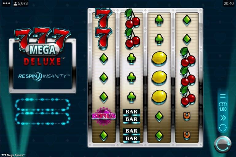 777 Mega Deluxe Microgaming slotxo247 ทดลองเล่นสล็อต