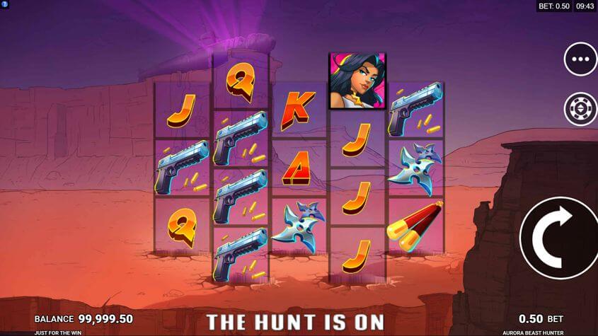 Aurora Beast Hunter ภาพประกอบเกมสล็อตนักล่าสัตว์ร้าย
