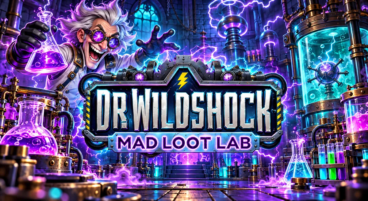 รีวิวเกมสล็อต Dr. Wildshock Mad Loot Lab