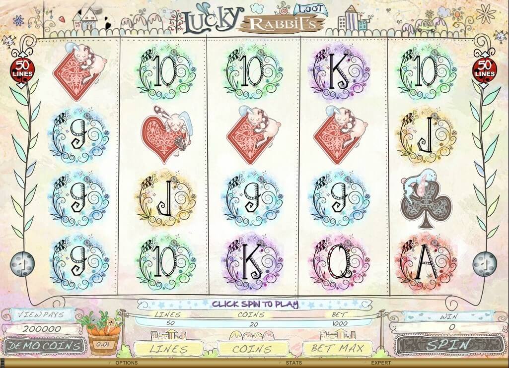 Lucky Rabbits Loot Microgaming slotxo247 ทดลองเล่นสล็อต