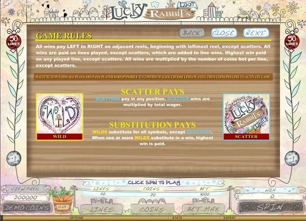 Lucky Rabbits Loot Microgaming slotxo247 ฝาก ถอน