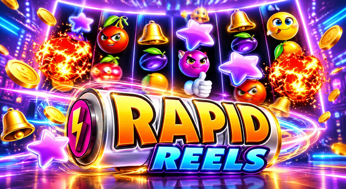 Rapid Reels สล็อตผลไม้ 90 เส้น พร้อม Progressive Jackpot
