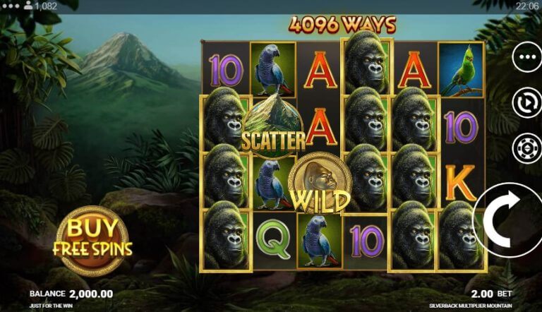 Silverback Multiplier Mountain Microgaming slotxo247 ทดลองเล่นสล็อต