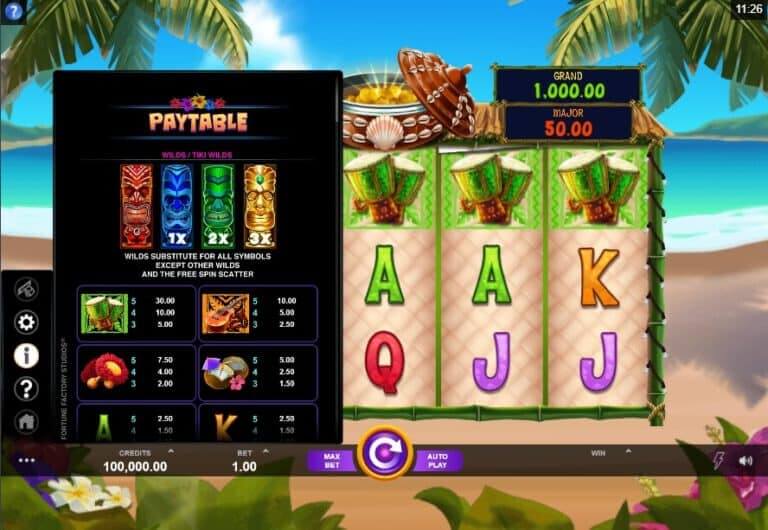 Tiki Mania Microgaming slotxo247 ทดลองเล่นสล็อต