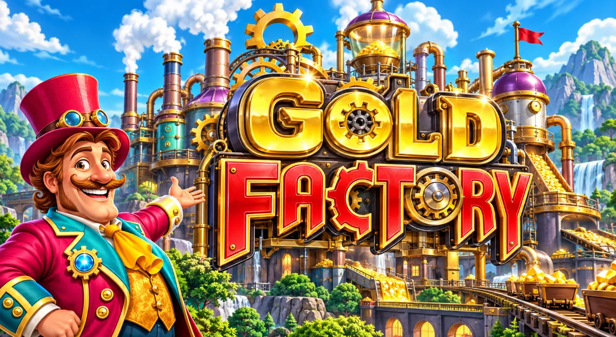 Whimsical Gold Factory Adventure