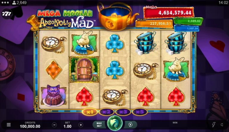 Absolootly Mad Mega Mooolah Microgaming slotxo247 ทดลองเล่นสล็อต