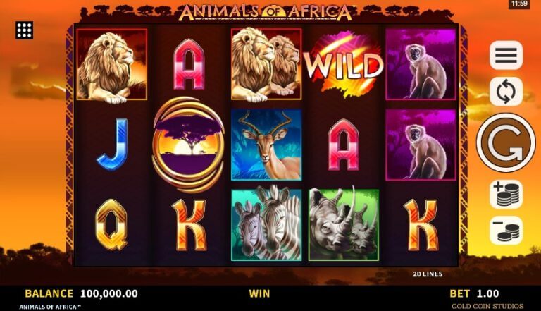 Animals of Africa Microgaming slotxo247 ทดลองเล่นสล็อต