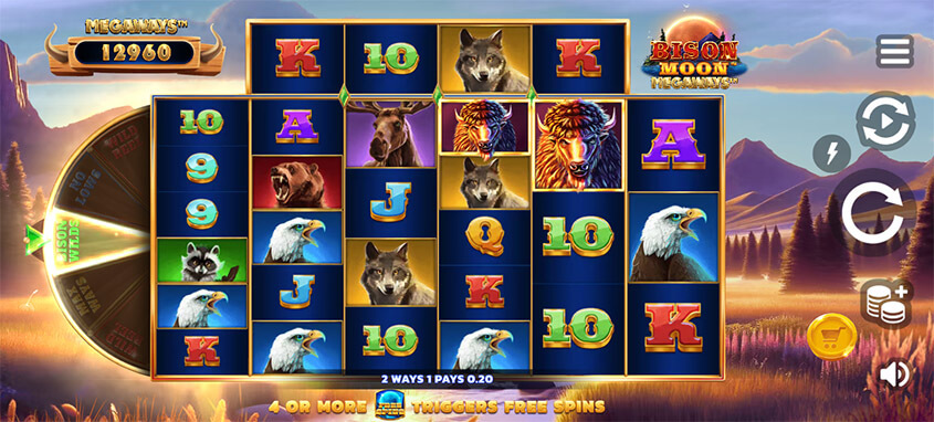Bison Moon Megaways Microgaming slotxo247 ทดลองเล่นสล็อต