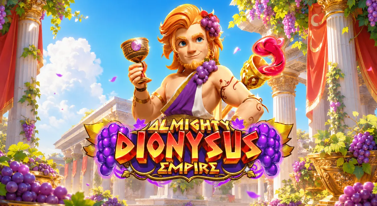 ภาพปกเกม Almighty Dionysus Empire เทพไดโอนีซัสแห่งอาณาจักรกรีก