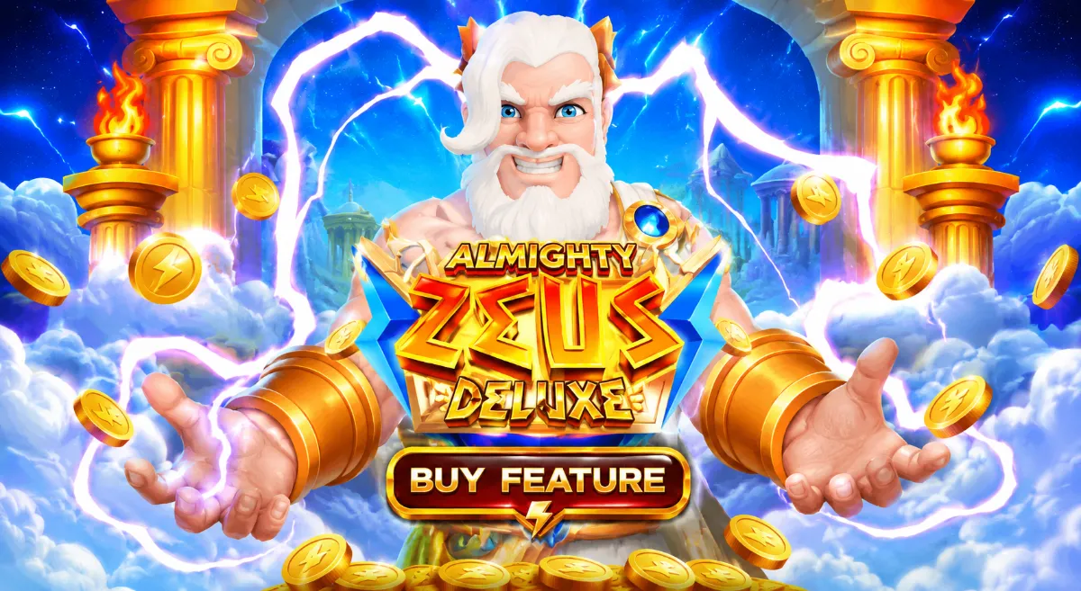 Almighty Zeus Wilds Microgamingเกมสล็อตเทพซุส สายฟ้าและคริสตัล