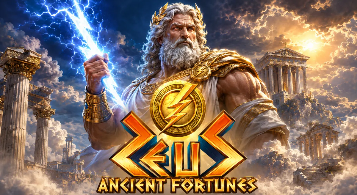Ancient Fortunes Zeus สล็อตเทพเจ้ากรีกจาก Microgaming พร้อมสายฟ้าแห่งโอลิมปัส