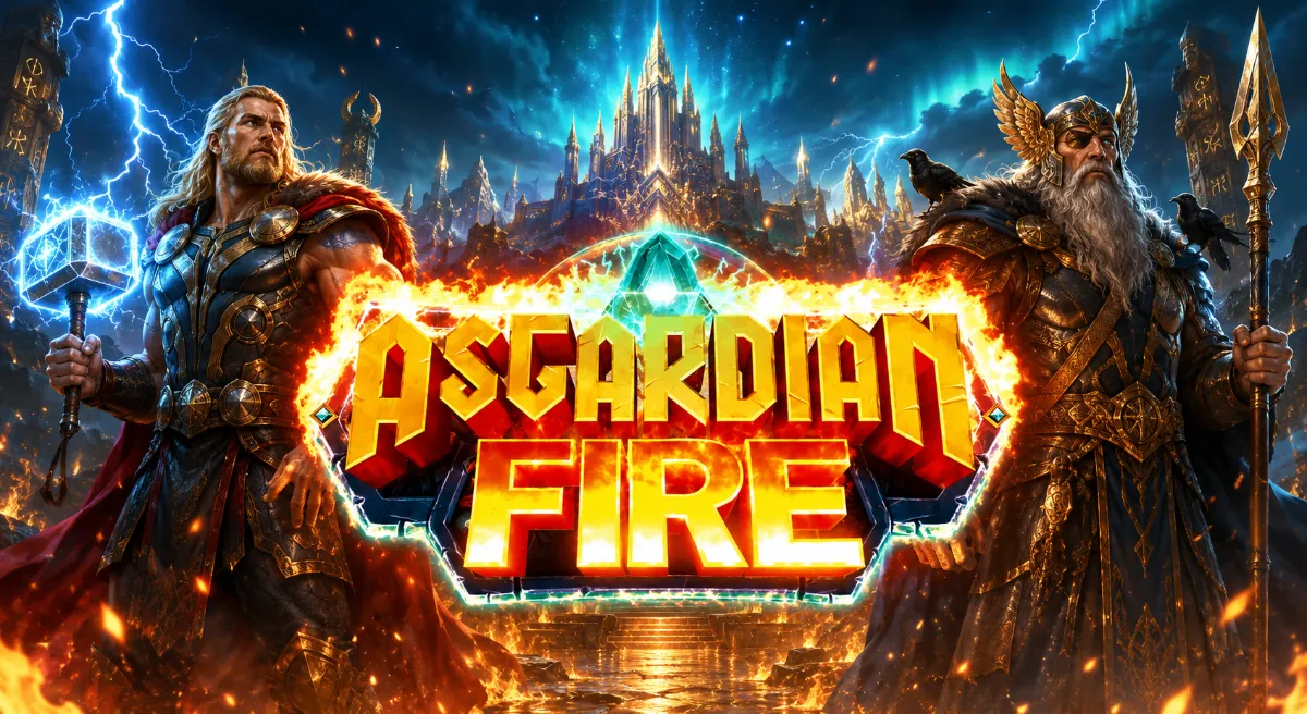 Asgardian Fire สล็อตเทพนอร์สพร้อมธอร์ โอดิน และปราสาทแอสการ์ด