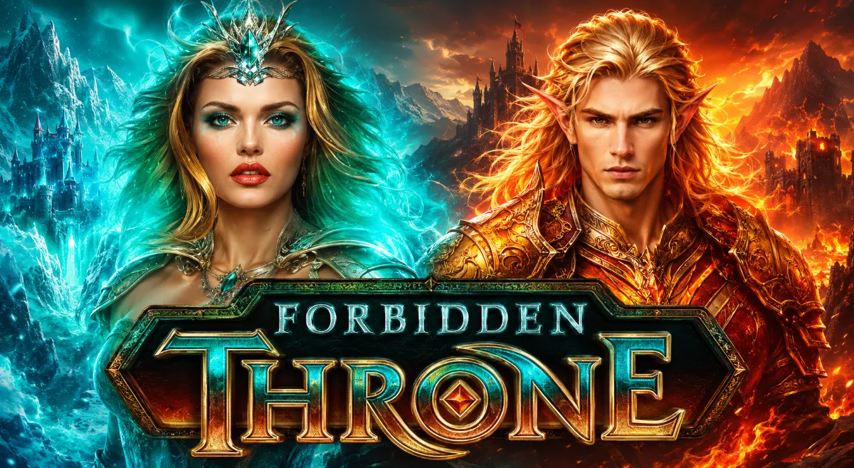 Forbidden Throne สล็อตแฟนตาซี Microgaming อาณาจักรไฟและน้ำแข็ง