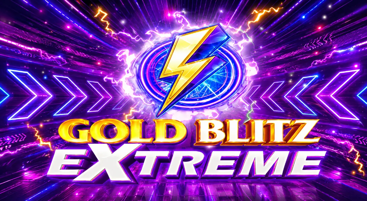 Gold Blitz Extreme สล็อตธีมสายฟ้านีออนจาก Fortune Factory Studios บน Microgaming