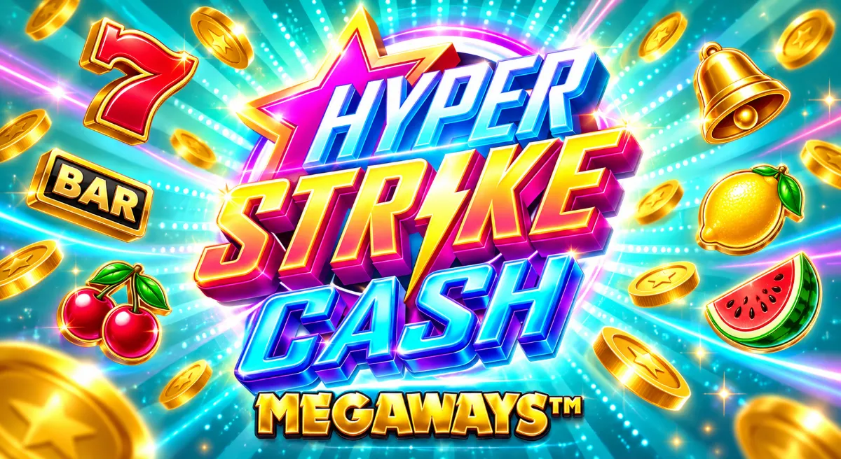 Hyper Strike Cash Megaways สล็อตผลไม้ 6 รีล พร้อมระบบ Rolling Reels และ CASH Free Spins
