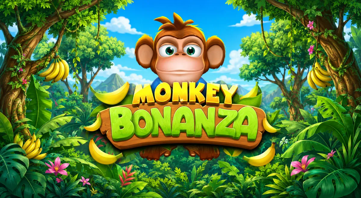 Monkey Bonanza สล็อตธีมลิงผจญภัยในป่าเขตร้อน