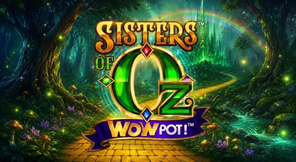 Sisters of Oz WOWPot เกมแจ็กพอตธีมดินแดนออซจาก Microgaming