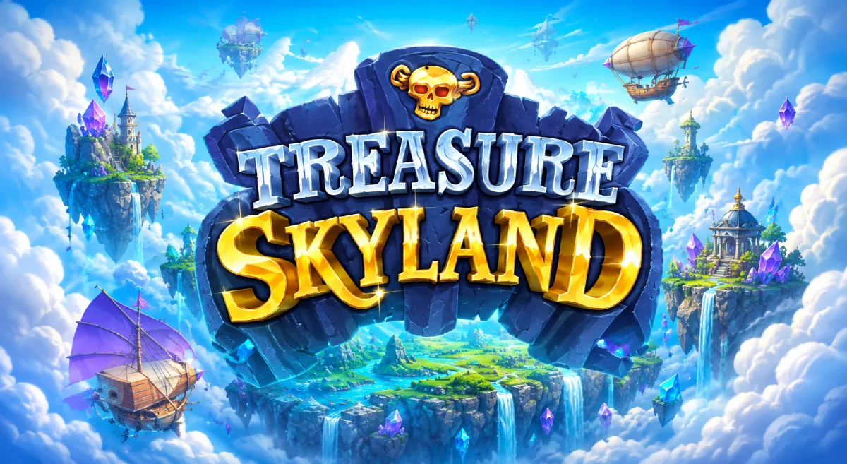 Treasure Skyland สล็อต Microgaming ผจญภัยบนเกาะลอยฟ้าเหนือหมู่เมฆ
