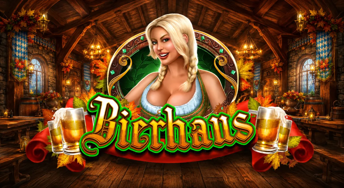 Bier Haus สล็อตธีม Oktoberfest พร้อม Free Spins และ Persistent Wild