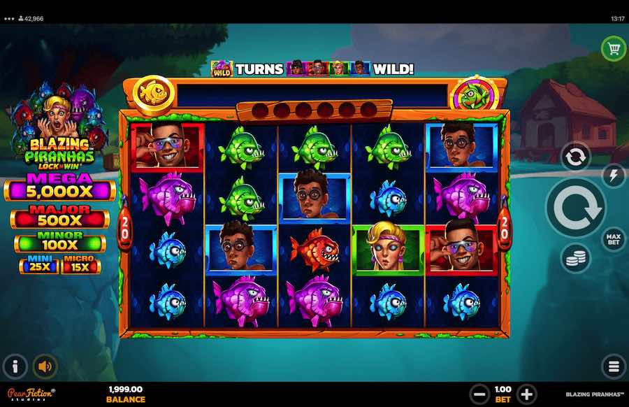 Blazing Piranhas Megaways Microgaming slotxo247 เว็บตรง