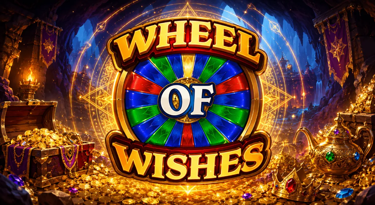 Wheel of Wishes สล็อตแจ็กพอตธีมอาหรับ พร้อม Power Spin และ WowPot