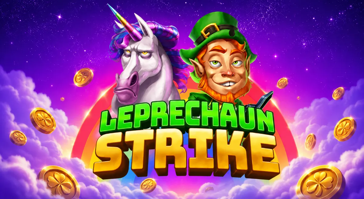 Leprechaun Strike สล็อตธีมไอริช เลพริคอน ยูนิคอร์น และเหรียญทอง