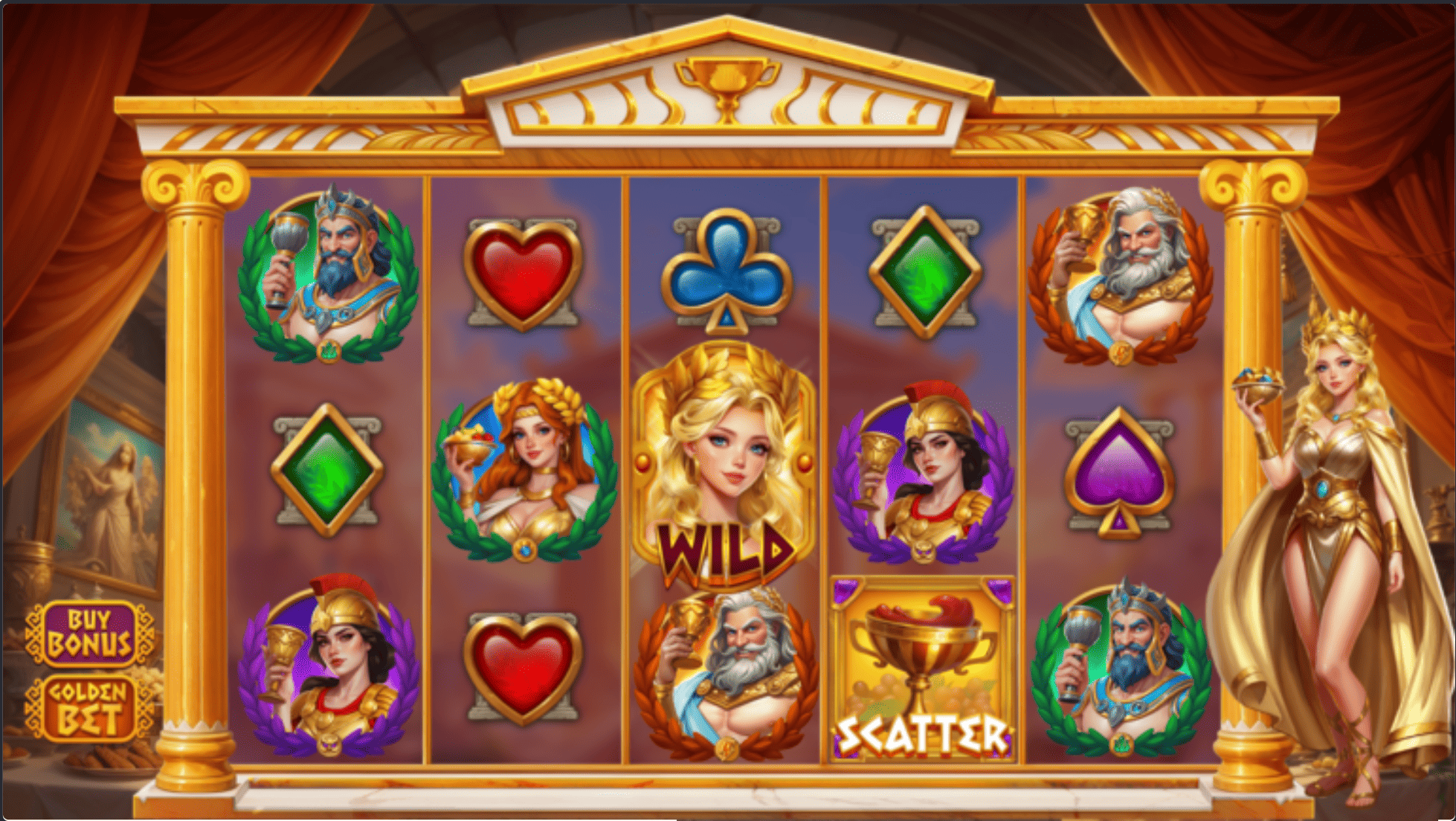 Aphrodite Goes Wild RushingWilds สล็อตค่ายเกม Yggdrasil Gaming เว็บสล็อต XOSLOT เครดิตฟรี