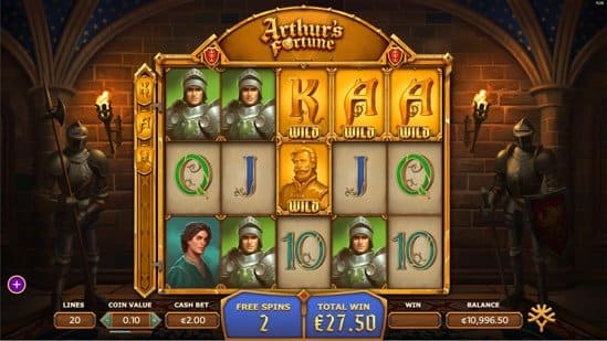 Arthur's Fortune สล็อตค่ายเกม Yggdrasil Game สล็อตแตกง่าย SLOTXO247