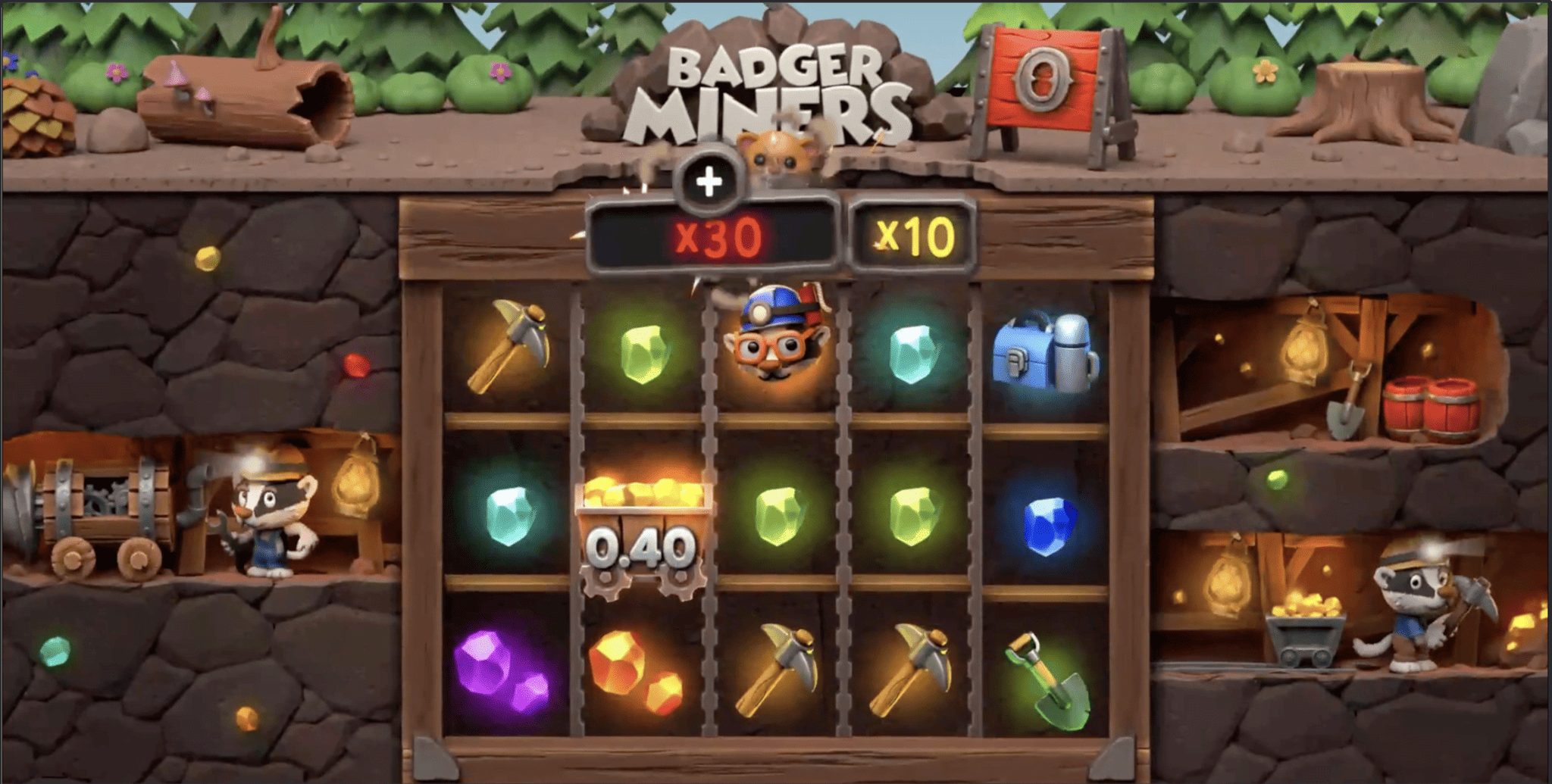 Badger Miners สล็อตค่ายเกม Yggdrasil Game สล็อตแตกง่าย SLOTXO247