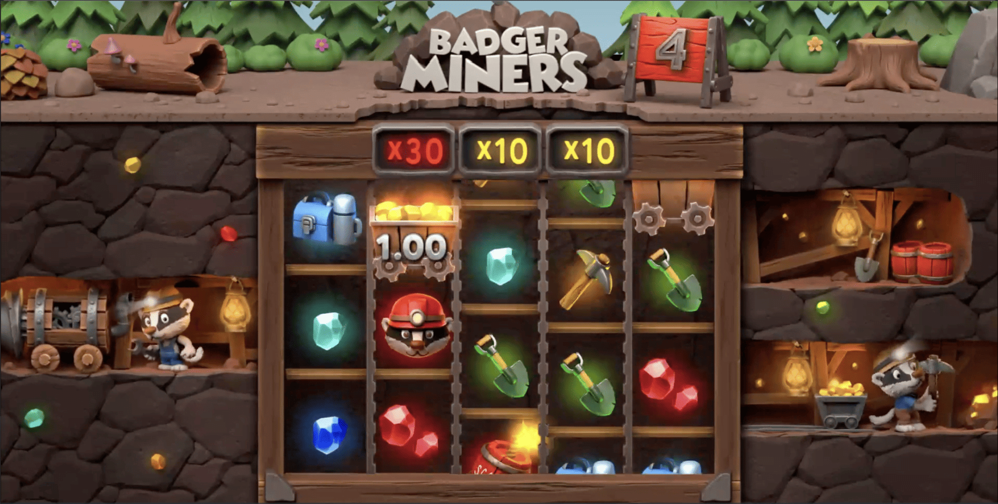 Badger Miners สล็อตค่ายเกม Yggdrasil Game ส่งตรงจาก SLOTXO247
