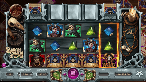 Baron Samedi สล็อตค่ายเกม Yggdrasil Game ส่งตรงจาก SLOTXO247