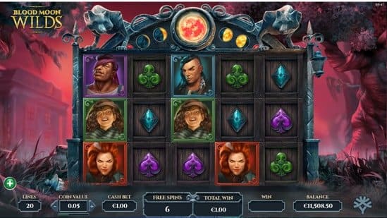 Blood Moon Wilds สล็อตค่ายเกม Yggdrasil Game สล็อตแตกง่าย SLOTXO247