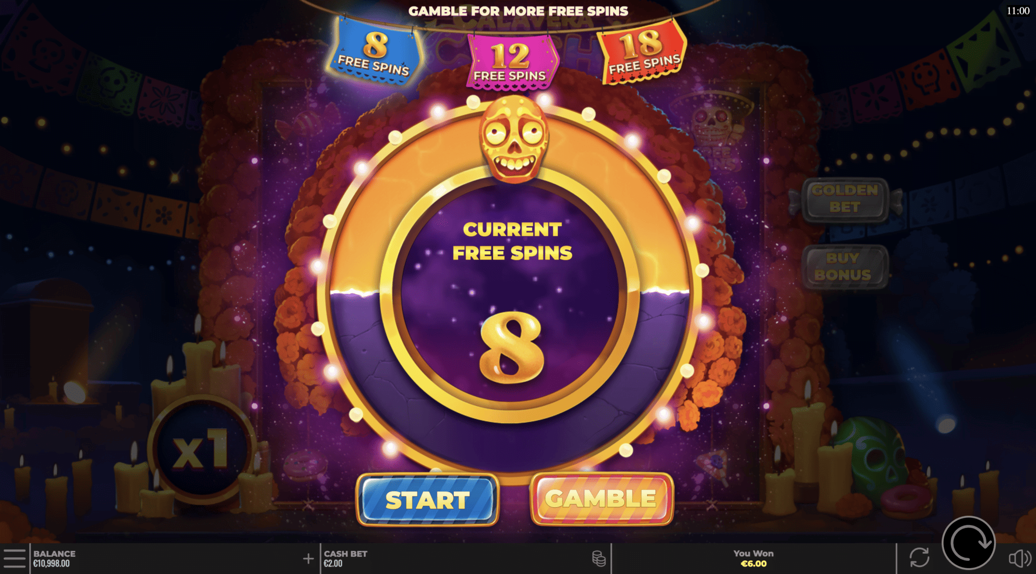 Calavera Crush สล็อตค่ายเกม Yggdrasil Game ส่งตรงจาก SLOTXO247