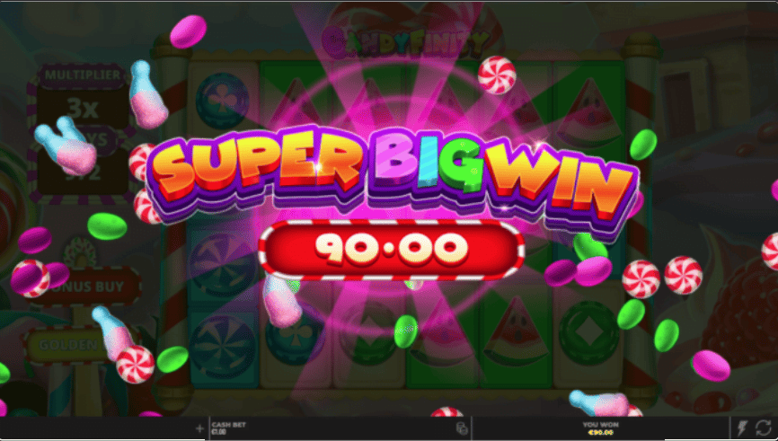 Candyfinity สล็อตค่ายเกม Yggdrasil Game ส่งตรงจาก SLOTXO247