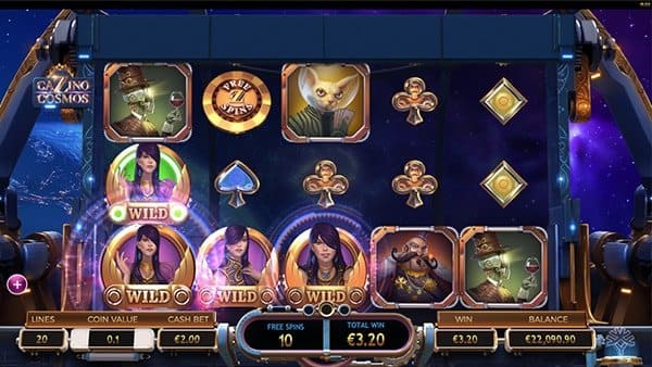 Cazino Cosmos สล็อตค่ายเกม Yggdrasil SLOT ทางเข้า SLOTXO ฟรีเครดิต