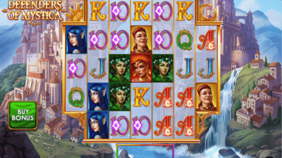 Defenders of Mystica สล็อตค่ายเกม Yggdrasil SLOT ทางเข้า SLOTXO ฟรีเครดิต