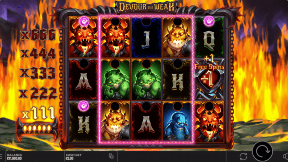 Devour the Weak สล็อตค่ายเกม Yggdrasil Game สล็อตแตกง่าย SLOTXO247