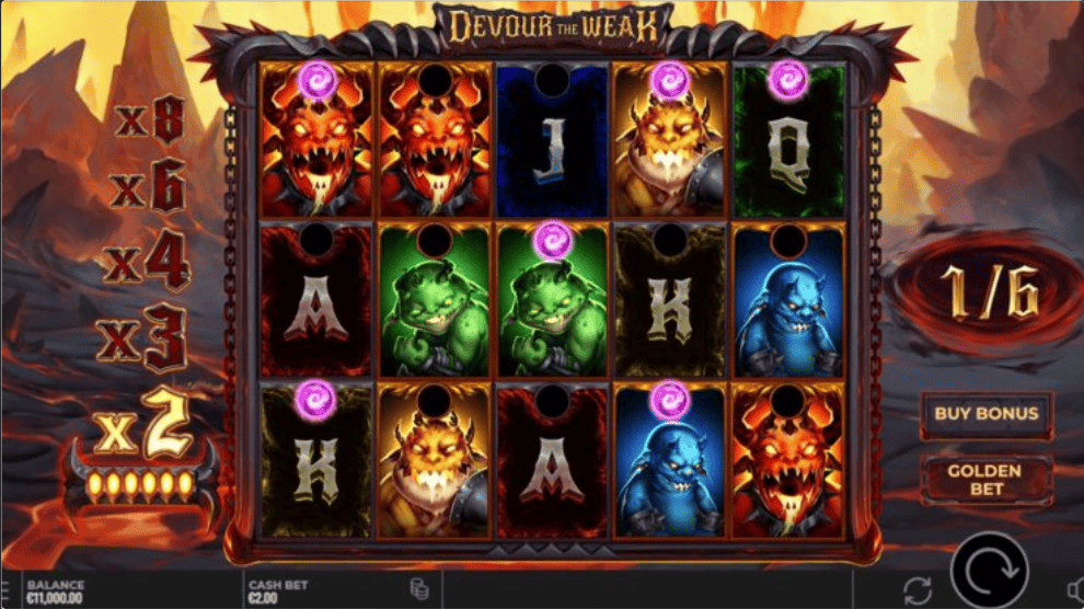 Devour the Weak สล็อตค่ายเกม Yggdrasil Game ส่งตรงจาก SLOTXO247