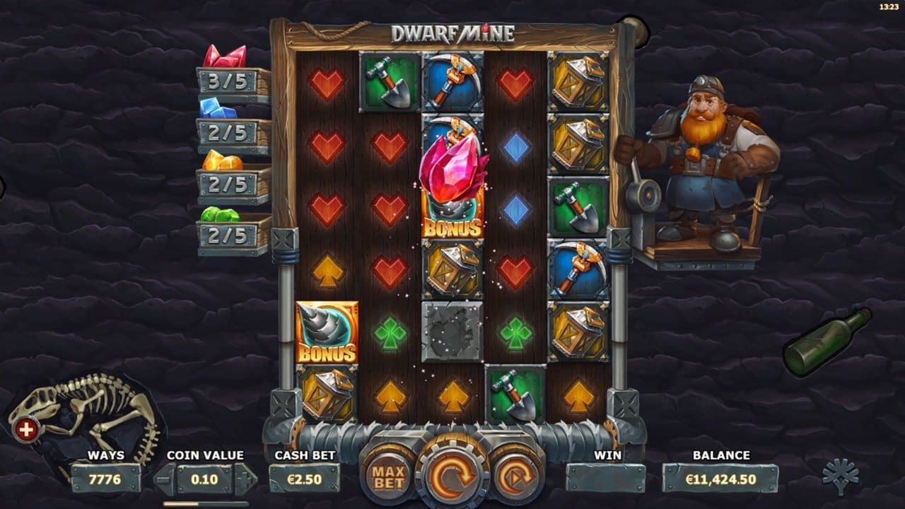 Dwarf Mine สล็อตแตกง่าย Yggdrasil Game เข้าสู่ระบบ