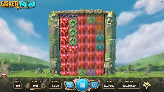 Easter Island สล็อตค่ายเกม Yggdrasil Gaming เว็บสล็อต XOSLOT เครดิตฟรี