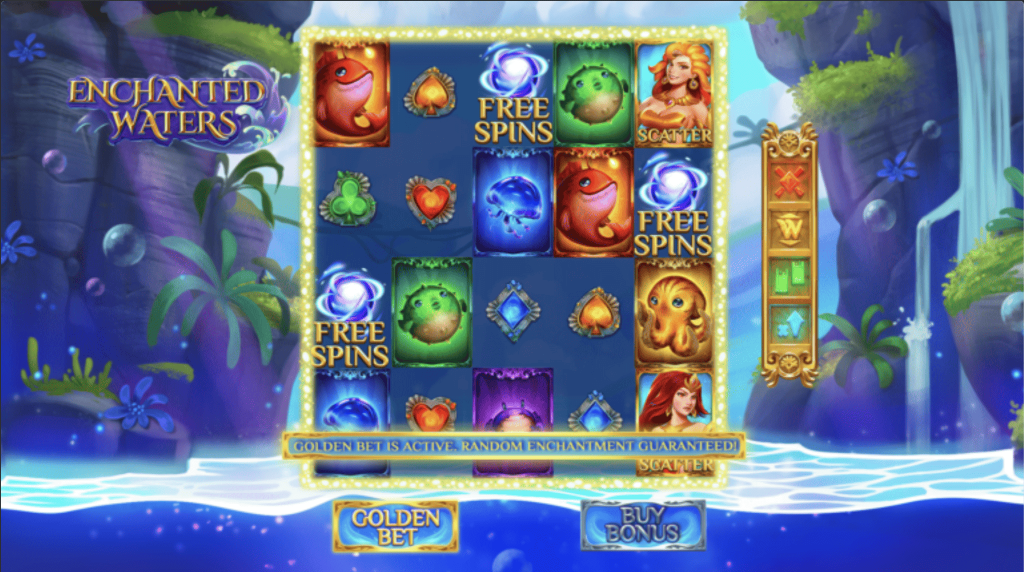 Enchanted Waters สล็อตค่ายเกม Yggdrasil SLOT ทางเข้า SLOTXO ฟรีเครดิต