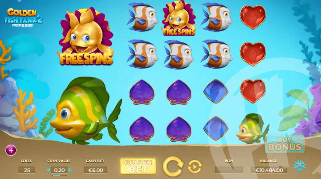 Golden Fish Tank 2 Gigablox สล็อตค่ายเกม Yggdrasil Game สล็อตแตกง่าย SLOTXO247