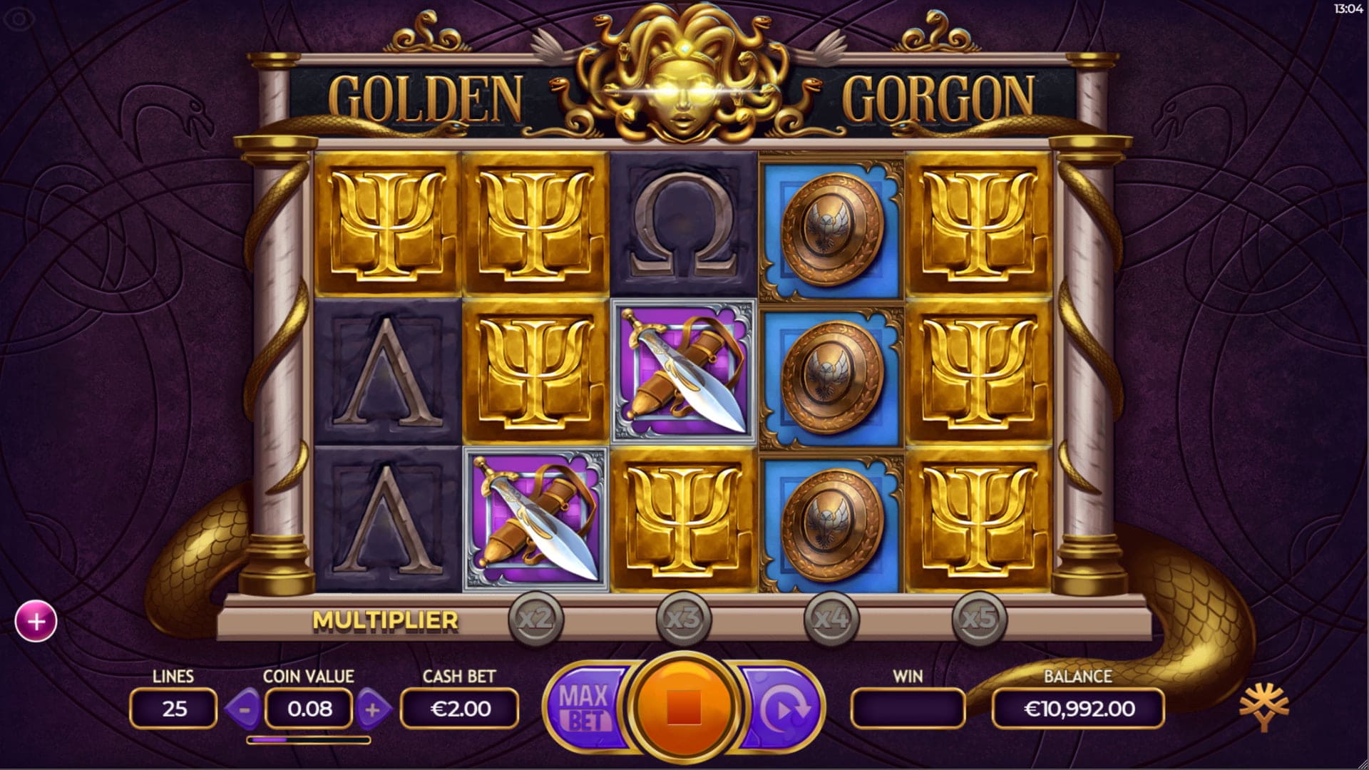 Golden Gorgon สล็อตค่ายเกม Yggdrasil Game