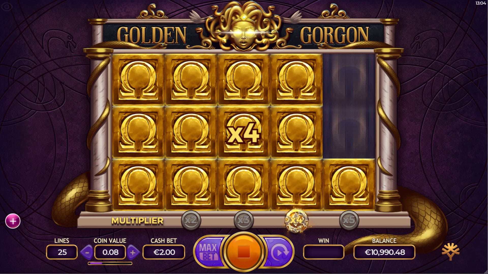 Golden Gorgon สล็อตค่ายเกม Yggdrasil SLOT ทางเข้า SLOTXO ฟรีเครดิต
