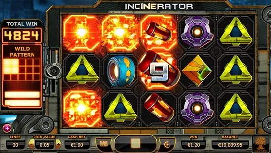Incinerator สล็อตค่ายเกม Yggdrasil Gaming เว็บสล็อต XOSLOT เครดิตฟรี